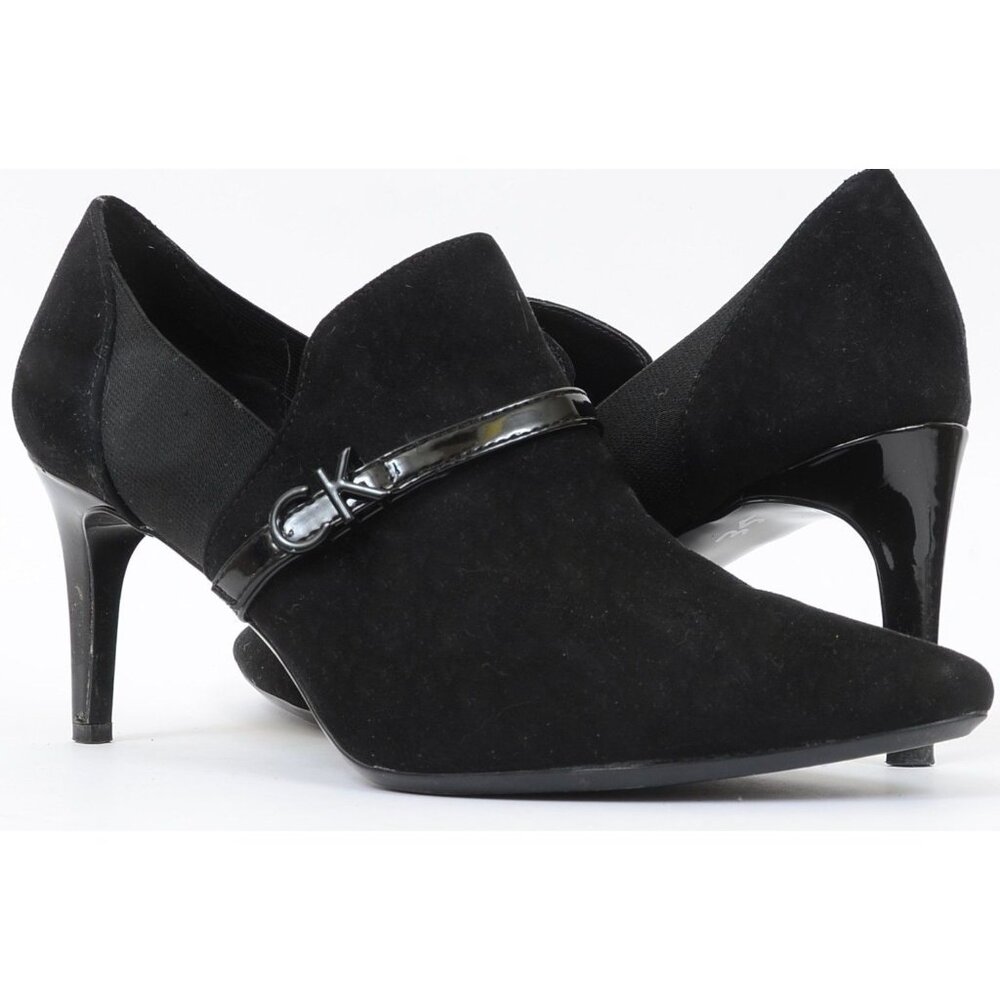 Calvin Klein Jaclyn Women's Size 10 Fabric Shootie Bootie Career Business Heels